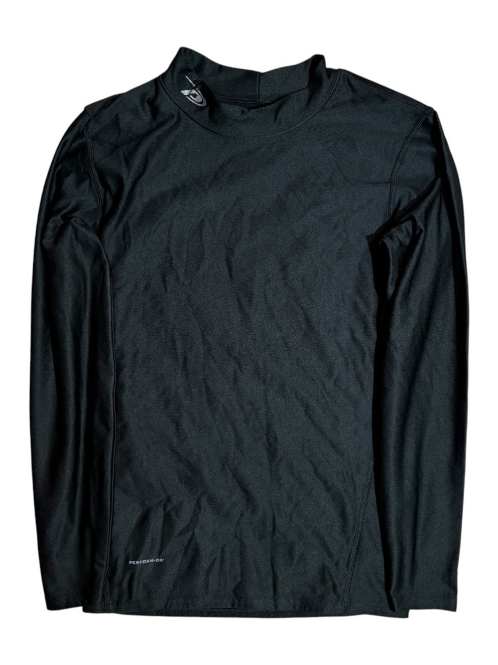 Pro Player Black Long Sleeve Performance Tee Black Mens Size S